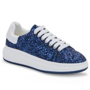 Blondo® Diva Waterproof Blue Glitter Sneakers